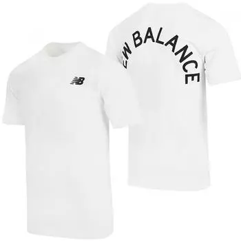New Balance Классическая арочная футболка MT11985WT/XS