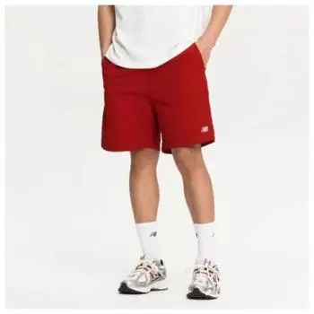 New Balance Kqj Nbnve21023 20 тканых шорт Uni Ess Heritage, часть 4.5 Red series/70