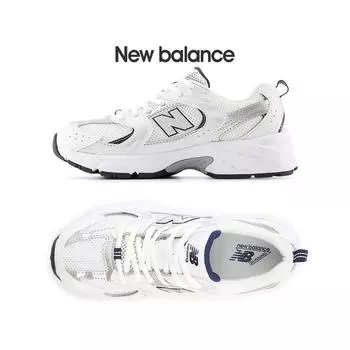 New Balance Кроссовки детские женские 530 белые Gr530sb1 white/230