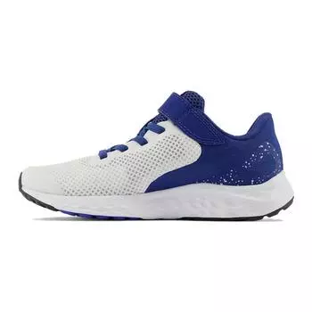 New Balance Кроссовки Fresh Foam Arishi v4 Bungee Lace для маленьких детей, белые, синие, цвета морской волны, для детей, Night-Sky PAARIWN4 30