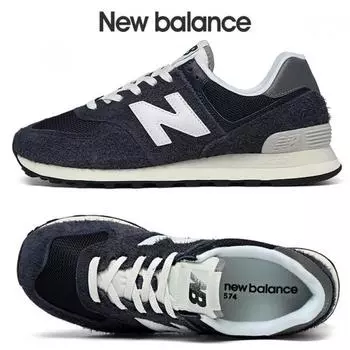 New Balance Кроссовки мужские Half Club 574 черные U574rh2 navy/235