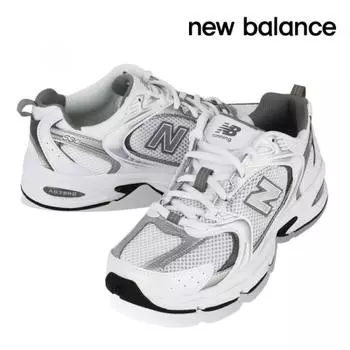 New Balance Кроссовки унисекс 530 Кроссовки белые серебристые Mr530ad MR530AD/220mm(US4)