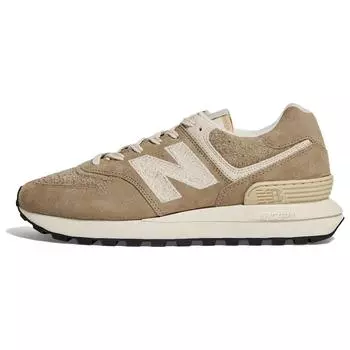 New Balance Кроссовки унисекс Todd Snyder x 574 Legacy Parchment коричневые алюминиевые Turtle-Dove U574LGSN 42