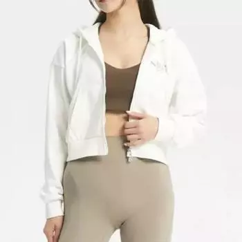 New Balance Куртка полукроп с капюшоном на молнии Nbmdd3w852 10 85(S)