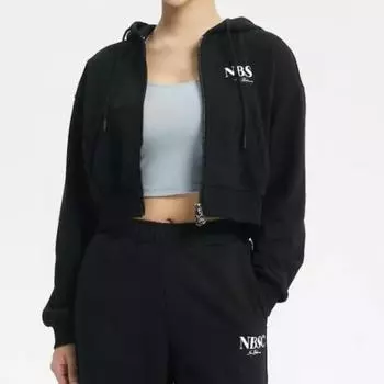 New Balance Куртка полукроп с капюшоном на молнии Nbmdd3w852 19 85(S)