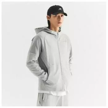 New Balance Куртка с капюшоном на молнии Nbmdd31033 15 grey/95