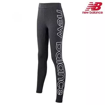 New Balance Leggings Nbns82w182 Dg High Waist Big Letter 70/size