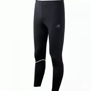 New Balance Леггинсы M Active Run со светоотражающими элементами Nbnsa27001 black (80)