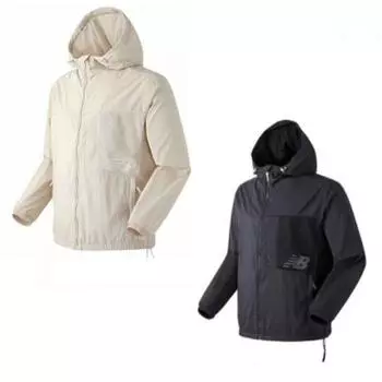 New Balance Легкая толстовка с капюшоном Uni Y Tripper на молнии black (95)