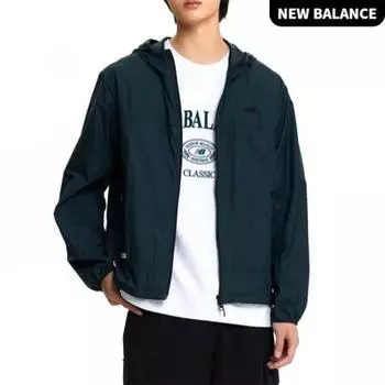 New Balance Легкая ветровка Essentials Small Logo Nbnae21013 Bs DARK GREEN/90