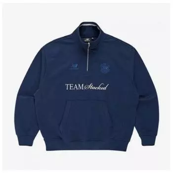 New Balance Long Sleeve Tee Eqs Nbncd13313 50 Uni Team Stacked Kara Man Navy series/90