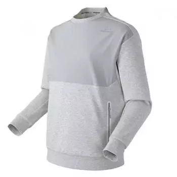 New Balance Men Cushion Woven Pocket Sweatshirt Light gray (95)