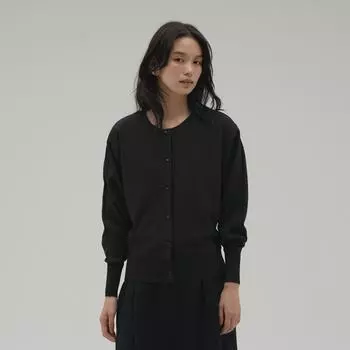 New Balance Met24 Knit 2way Cardigan Bk Black Awj45003 Bk OSZ