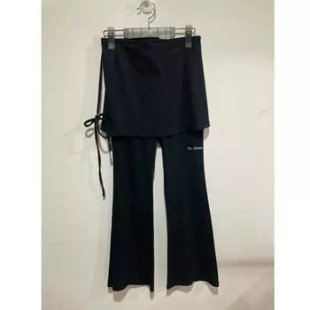 New Balance Мягкие ребристые леггинсы с юбкой nbmlf2W332 черные (19)BLACK/70(S)