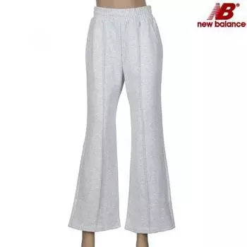 New Balance Мягкие широкие брюки с защипами nbmlecW202 Ac melange gray/80