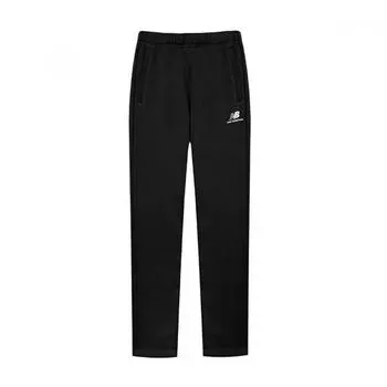 New Balance Nb ESSentialS Small Logo BaSic Fleece Open Ham Men S woMen S Long pantS Black NBMLDB106319/70XS (measurement 85)