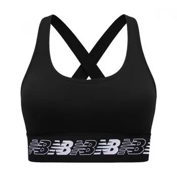 New Balance Nb Nb Face Nb Dry Functional MoiSture AbSorption Dry Running Women S SportS Bra Bra Top Bull AWB11034BK/S (measurement 85)