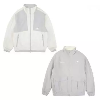 New Balance Nb New Balance воротник из нержавеющей стали с двухсторонним флисом, матовый флис, цвет слоновой кости, серый Nbnac12013 16 NBNAC1201316:S (90 measurements)