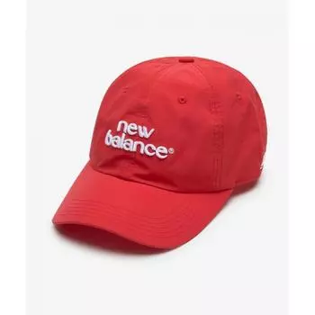 New Balance Nbgdfsw102 Letter Graphic Nylon Ball Cap Red (20)RED/FREE(999)