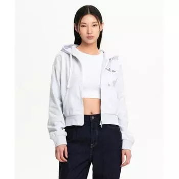 New Balance Nbmdf1w212 Женская толстовка Heritage с капюшоном на молнии серого цвета (AC)M/GRAY/S(085)