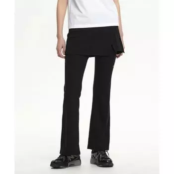 New Balance Nbmlf2w332 Женские мягкие ребристые леггинсы с юбкой черного цвета (19)BLACK/S(070)