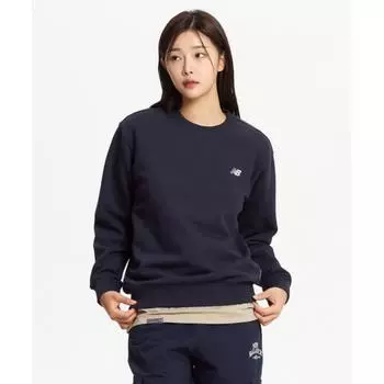 New Balance Nbnce41113 Uni Ess Classic Brushed Sweatshirt Navy (59)NAVY/S(090)