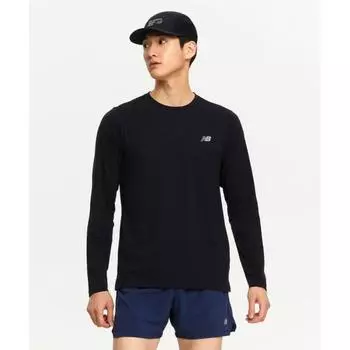 New Balance Nbnde4p111 Мужская футболка с длинным рукавом, черная 19 BLACK/M 095