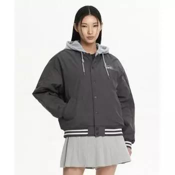 New Balance Nbnqf11263 Утепленная куртка Uni Legacy Varity Темно-угольный (60)Charcoal/S(090)