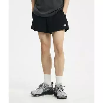 NEW BALANCE NBNVE2S021 МУЖСКИЕ ШОРТЫ С СЕТКОЙ, ЧЕРНЫЕ