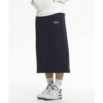 New Balance Nbnwf1w212 Women Heritage Long Skirt Navy (59)NAVY/S(070)