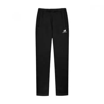 New Balance New Val Essentials Small Logo Basic Fleece Brushed Open Ham Pants Training Pants Black Nb NBMLDB106319/S (90 measurements)