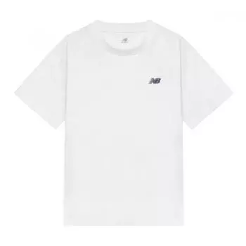 New Balance New Val ShorT Sleeve T shirT whiTe mT41509 wT MT41509WT/M (measured 100)