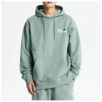 New Balance Nqj Nbn0d42923 84 Unisex Team Stacked Brushed Hoodie Green series/100