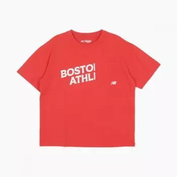 New Balance Nqj Nk9efb203u 20 Basic Essential Pocket Lettering Short Sleeve Tee 110