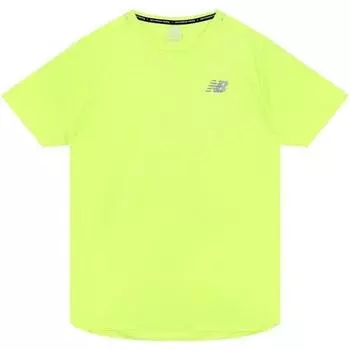 New Balance Оригинальная футболка для бега New Balance Impact Run MT21262TWY:S