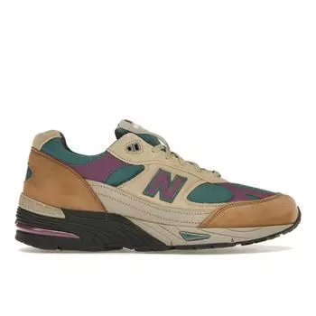 New Balance Palace x 991 Сделано в Англии Taos Taupe Grape Мужские кроссовки Бирюзово-Черный Grape-Juice M991PAL 41.5