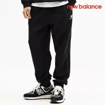 New Balance Pants D24 Nbmle11043 19 Uni Essential Jogger Pants Sta FREE/M