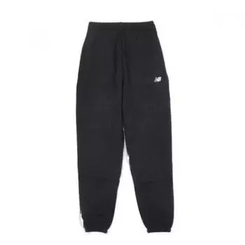 New Balance Pants Lqj Nbmlecs021 19 Mp41503 Uni Small Logo Brushed Jogger Black series/75