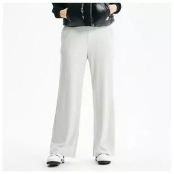 NeW Balance Pants Nqj Nbmle2W402 15 W Light Ribbed Wide Pants Gray series/70