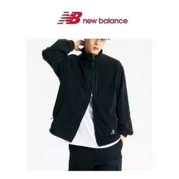 New Balance Полуклуб Uni короткий шерстяной флисовый комбинезон из нержавеющей стали на молнии Nbmdd42913 19 Black/95