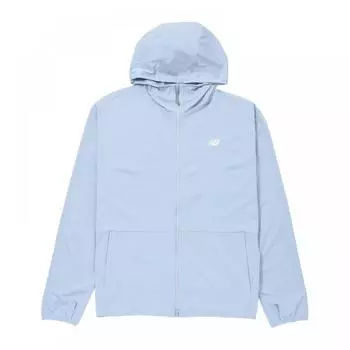 New Balance Rash Guard Hoodie Lay Light Arctic Gray Amj45714 Lay S