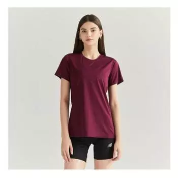 New Balance Relentless Long Hem Short Sleeve Tees Nbnec4s052 Bh 85(S)