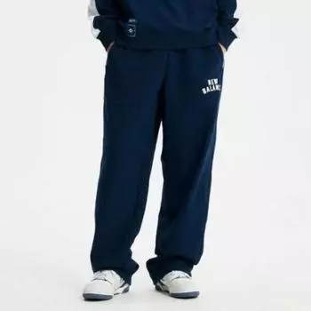 New Balance Широкие брюки Uni Sports Club Nbmle11213 50 blue/75