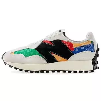 New Balance Shoe Palace x 327 Unity Pack — мужские кроссовки в стиле пэчворк-бандана, разноцветные, белый, зеленый MS327SPM 42.5