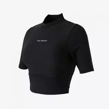 New Balance Short Sleeve Convertible Neck Built In Cap Short Sleeve Nbnec2w022 19 85(S)