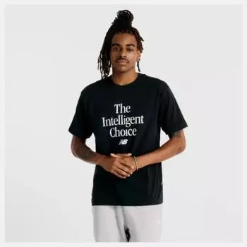 New Balance Short Sleeve Tee Lqj Nbnefcog21 19 Mt51915 Choice Lettering Short Sleeve 100