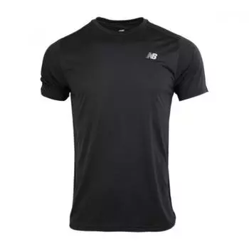 New Balance Short Sleeve Tee Zqb Excel Short Sleeve Tee Nbnebb6071 19 Black series/90