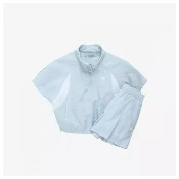 New Balance Skies Nbgc Girls Woven Short Sleeve Set Up Nk9yf2 (51)Light Blue/110