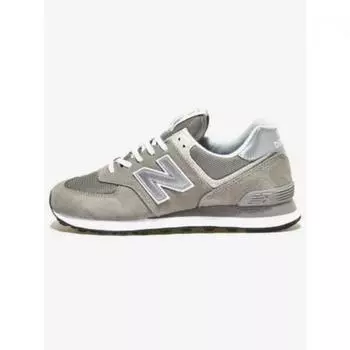New Balance Sneakers Wl574evg Free Grey White US 6 (230mm)
