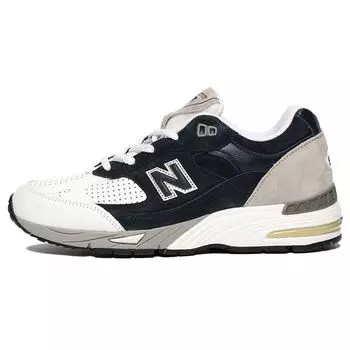 New Balance Sneakersnstuff x 991 Сделано в Англии Темно-синие женские кроссовки Синие Белые Серые W991PJ